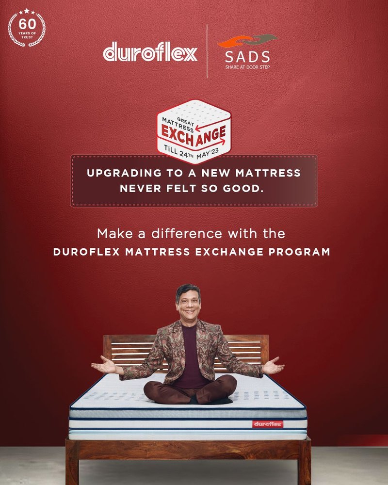 Duroflex Great Mattress Exchange - campaign creative