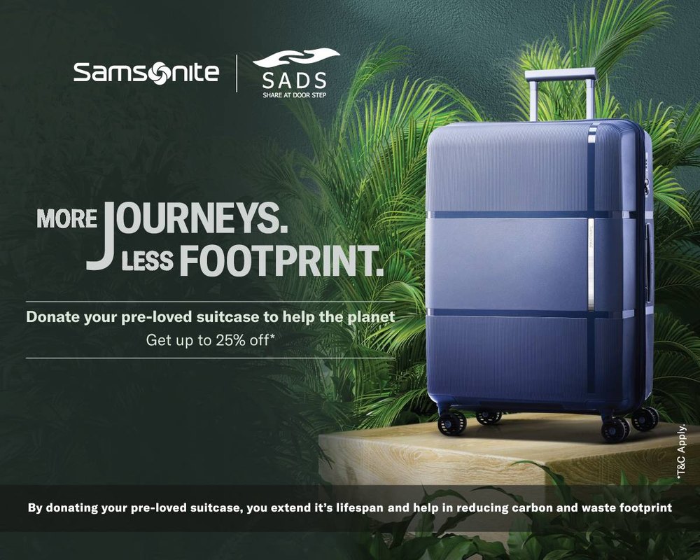 Samsonite Luggage Exchange - campaign creative