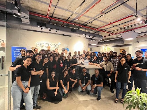An office donation drive at Searce, run by Share At Door Step India